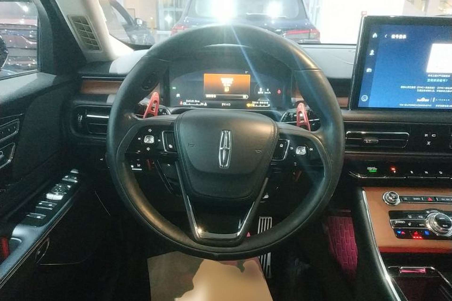 Used Lincoln Aviator 2020 3.0T V6 Four-Wheel Drive Premium Edition Steering Wheel
