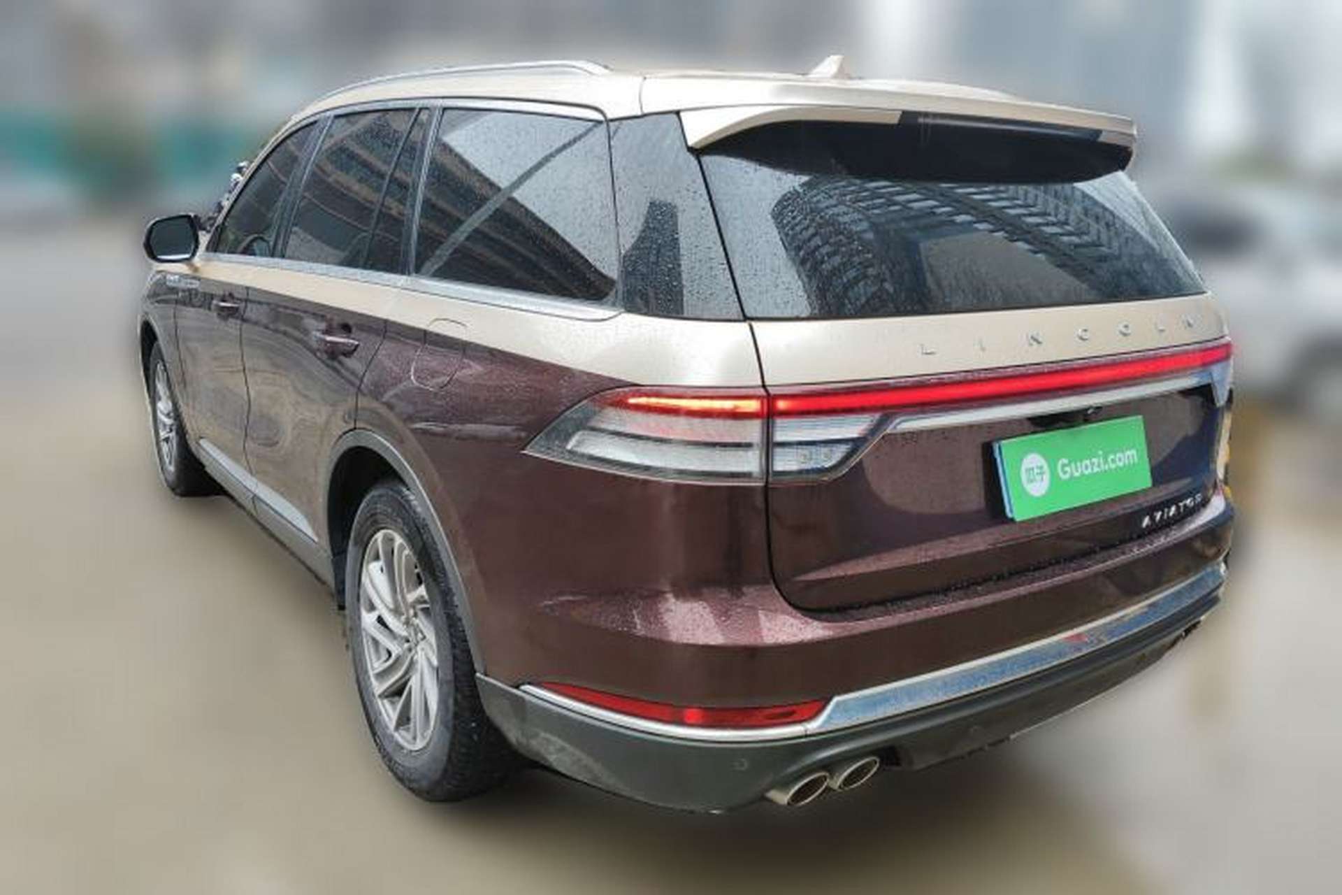 Used Lincoln Aviator 2020 3.0T V6 Four-Wheel Drive Premium Edition Rear Left 45 Deg