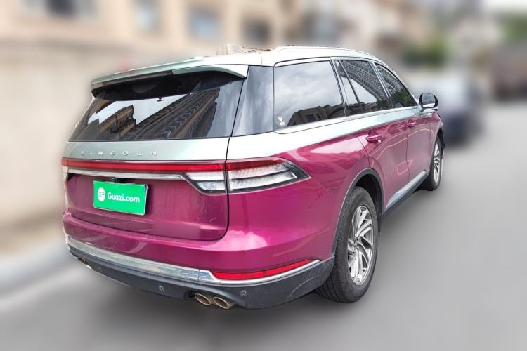Used Lincoln Aviator 2020 3.0T V6 Four-Wheel Drive Premium Edition Rear Right 45 Deg