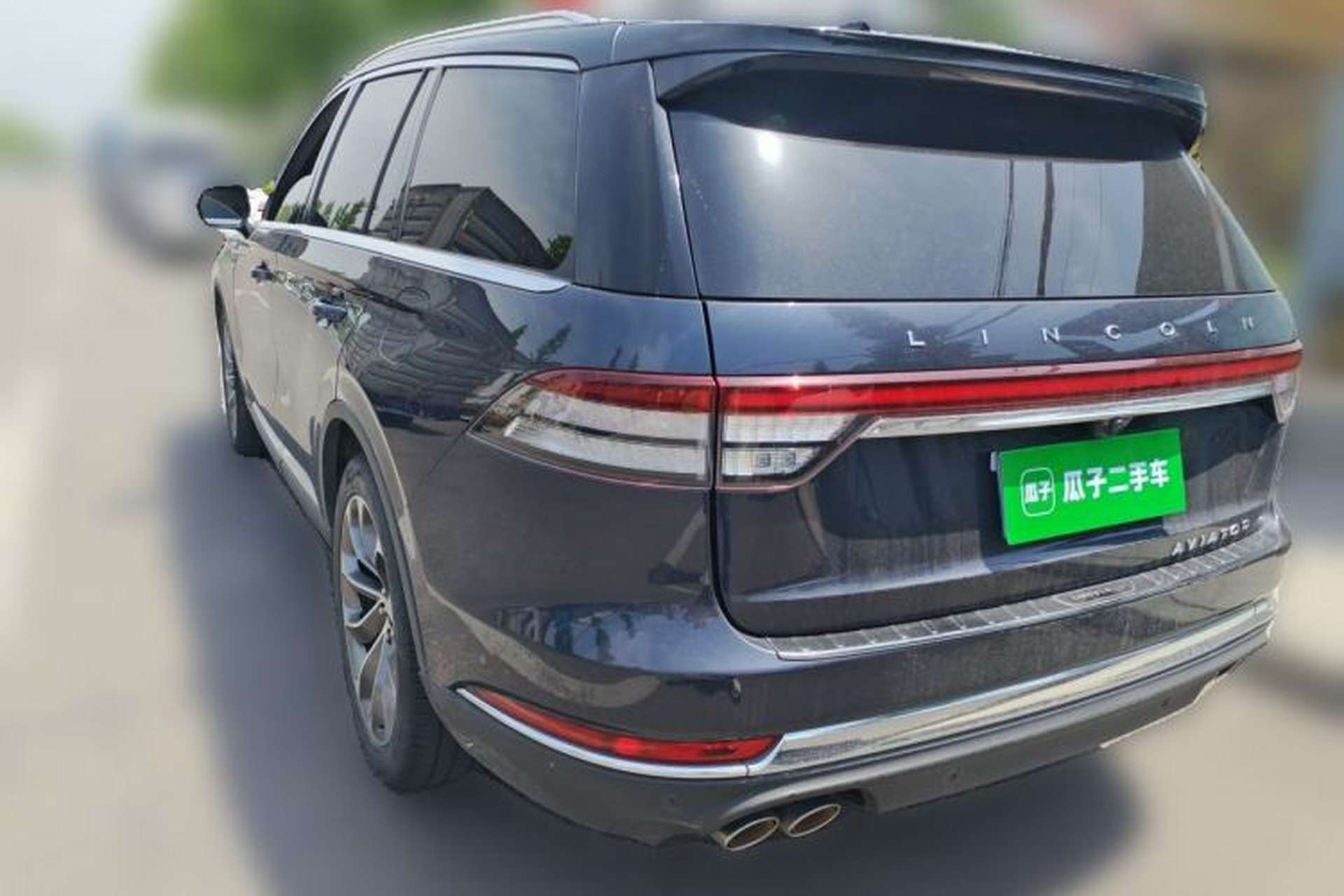 Used Lincoln Aviator 2020 3.0T V6 All-Wheel Drive Executive Version Rear Left 45 Deg