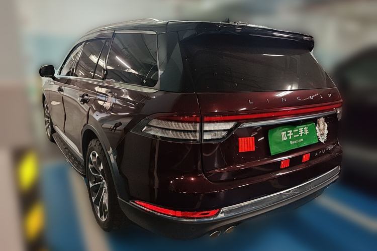 Used Lincoln Aviator 2020 3.0T V6 All-Wheel Drive Executive Version Rear Left 45 Deg
