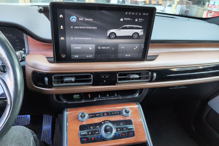 Used Lincoln Aviator 2020 3.0T V6 All-Wheel Drive Executive Version Audio And AC Panel