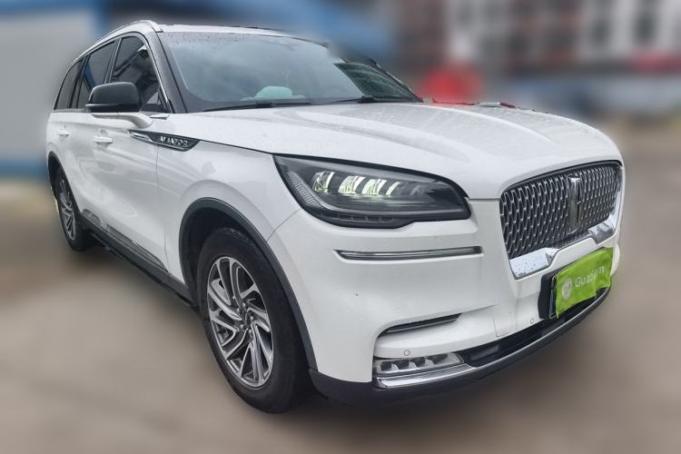 Used Lincoln Aviator 2020 3.0T V6 All-Wheel-Drive Premium Edition Front Right 45 Deg
