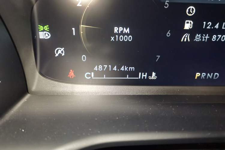 Used Lincoln Aviator 2020 3.0T V6 Four-Wheel Drive Zunya Edition Odometer Close Up