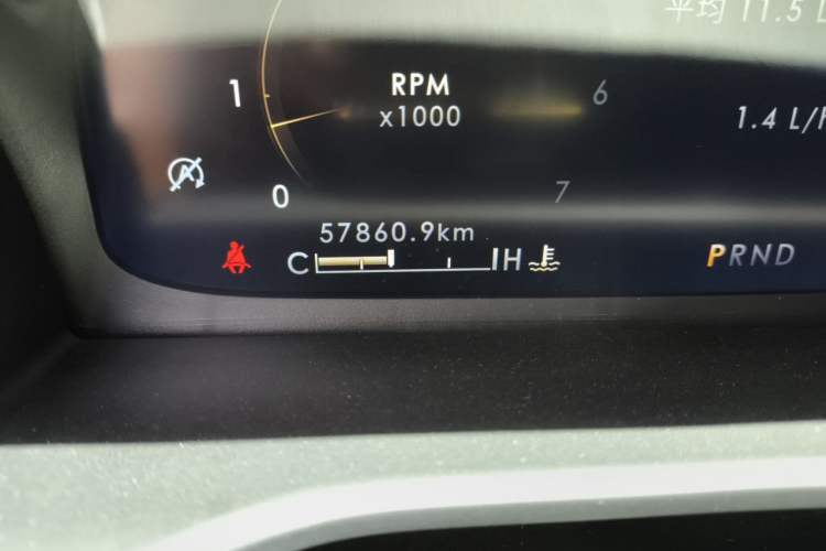 Used Lincoln Aviator 2020 3.0T V6 Four-Wheel Drive Zunya Edition Odometer Close Up