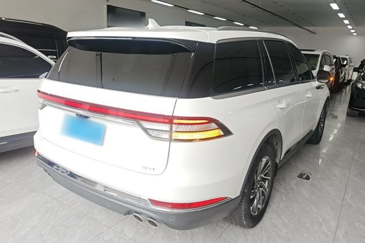 Used Lincoln Aviator 2020 3.0T V6 All-Wheel-Drive Premium Edition Rear Right 45 Deg