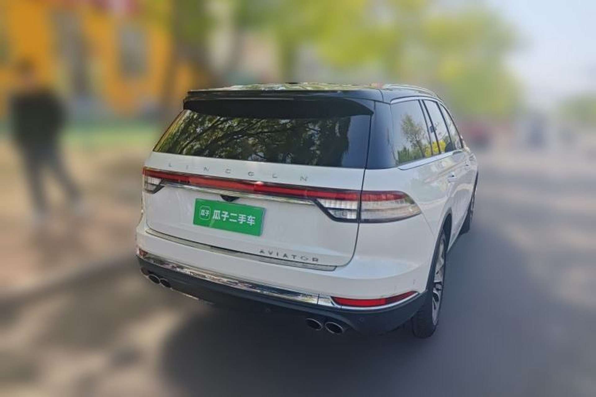 Used Lincoln Aviator 2020 3.0T V6 All-Wheel Drive Executive Version Rear Right 45 Deg