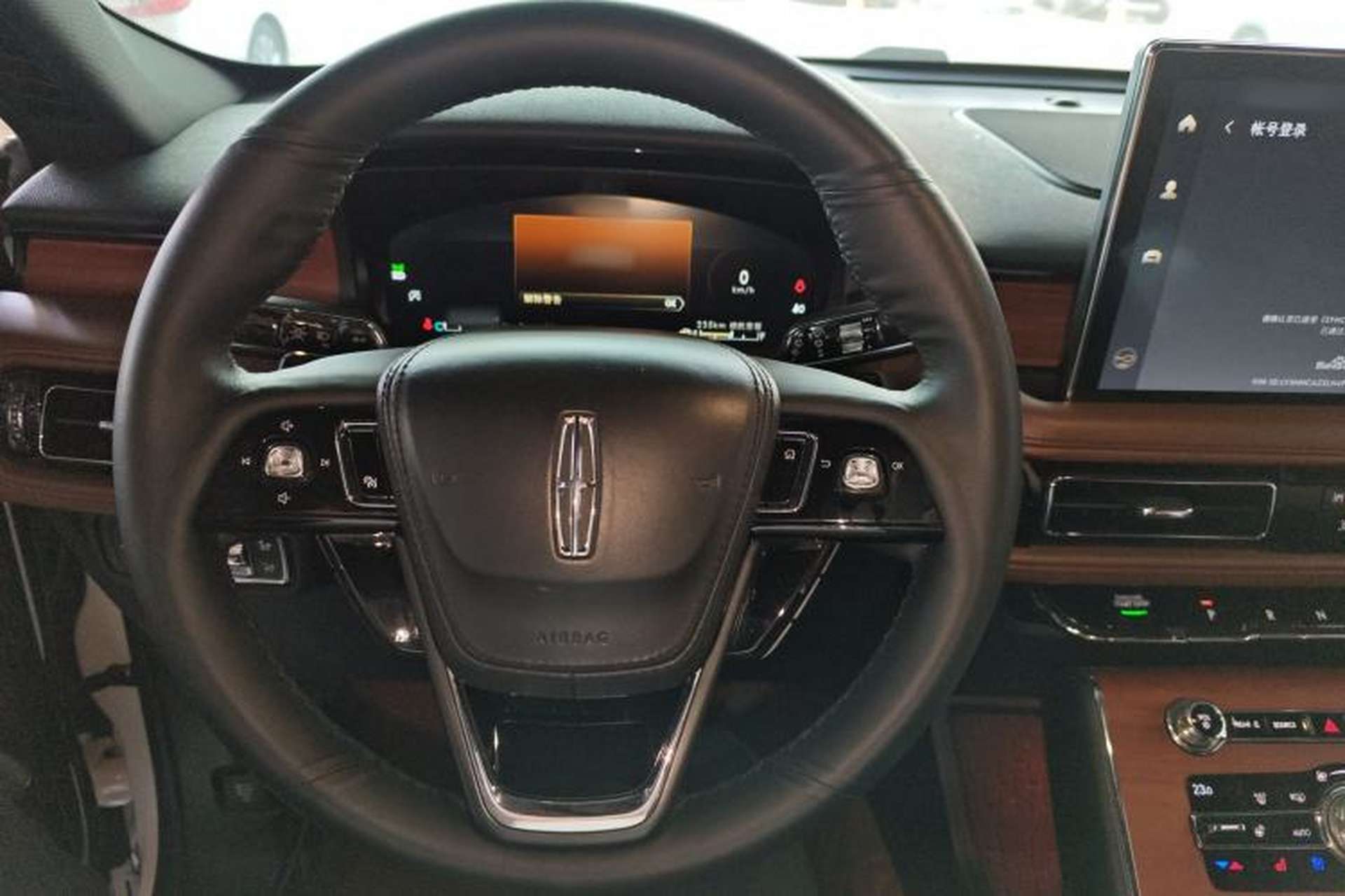 Used Lincoln Aviator 2020 3.0T V6 All-Wheel Drive Executive Version Steering Wheel
