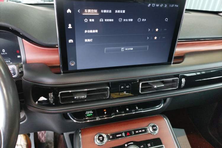 Used Lincoln Aviator 2021 3.0T V6 Four-Wheel Drive Luxury Edition Audio And AC Panel