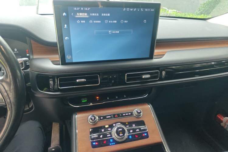 Used Lincoln Aviator 2021 3.0T V6 Four-Wheel Drive Luxury Edition Audio And AC Panel