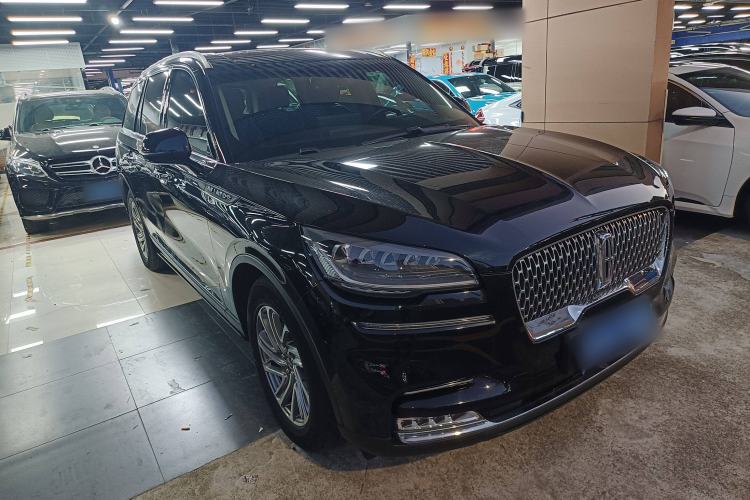 Used Lincoln Aviator 2021 3.0T V6 Four-Wheel Drive Luxury Edition Exterior 2