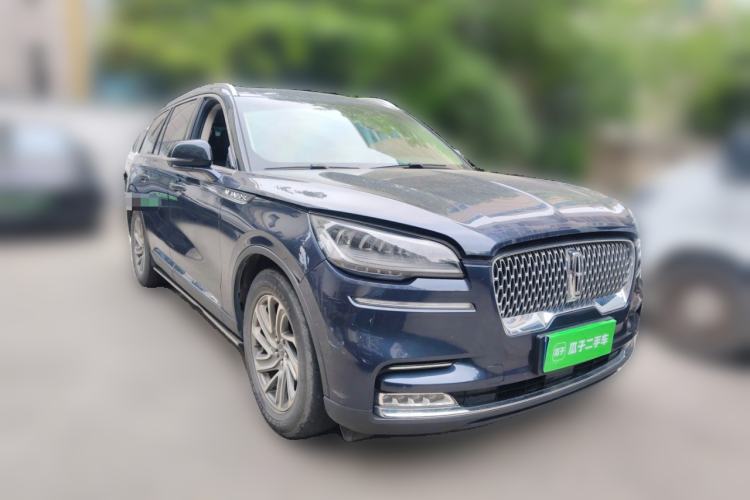 Used Lincoln Aviator 2021 3.0T V6 Two-Wheel Drive Zunyue Edition Front Right 45 Deg