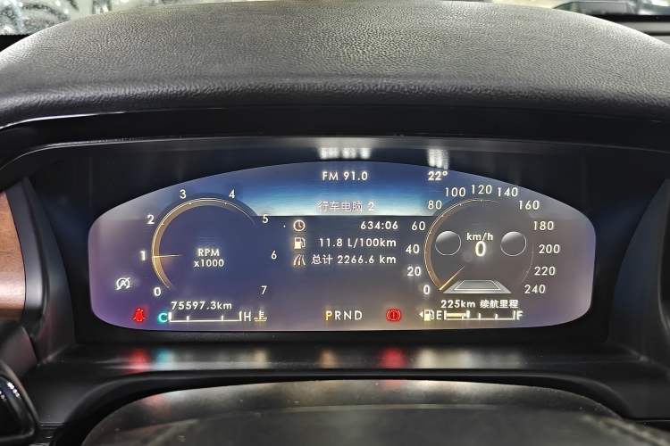 Used Lincoln Aviator 2021 3.0T V6 Four-Wheel Drive Luxury Edition Instrument Cluster