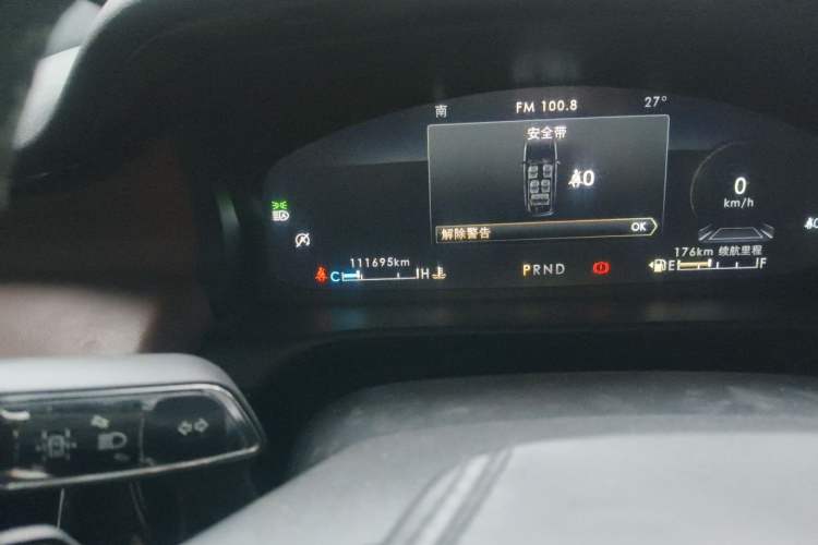 Used Lincoln Aviator 2021 3.0T V6 Four-Wheel Drive Zunya Edition Odometer Close Up