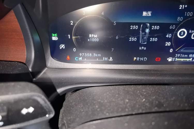 Used Lincoln Aviator 2021 3.0T V6 Four-Wheel Drive Zunya Edition Odometer Close Up