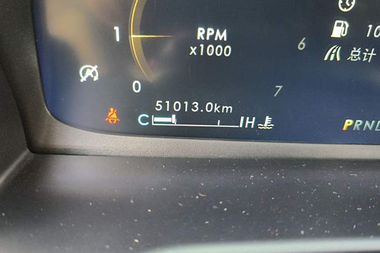 Used Lincoln Aviator 2021 3.0T V6 Two-Wheel Drive Zunyue Edition Odometer Close Up