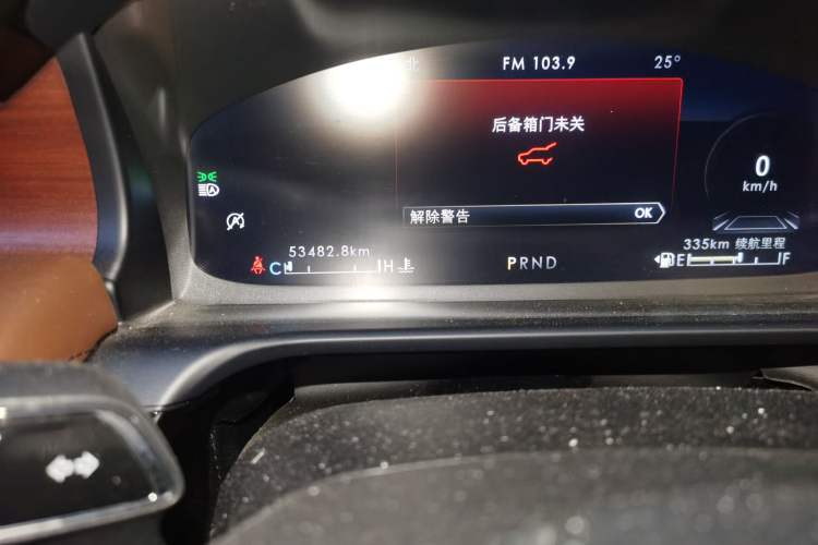 Used Lincoln Aviator 2021 3.0T V6 Four-Wheel Drive Zunya Edition Odometer Close Up