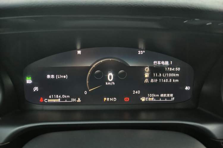 Used Lincoln Aviator 2021 3.0T V6 Four-Wheel Drive Zunya Edition Odometer Close Up