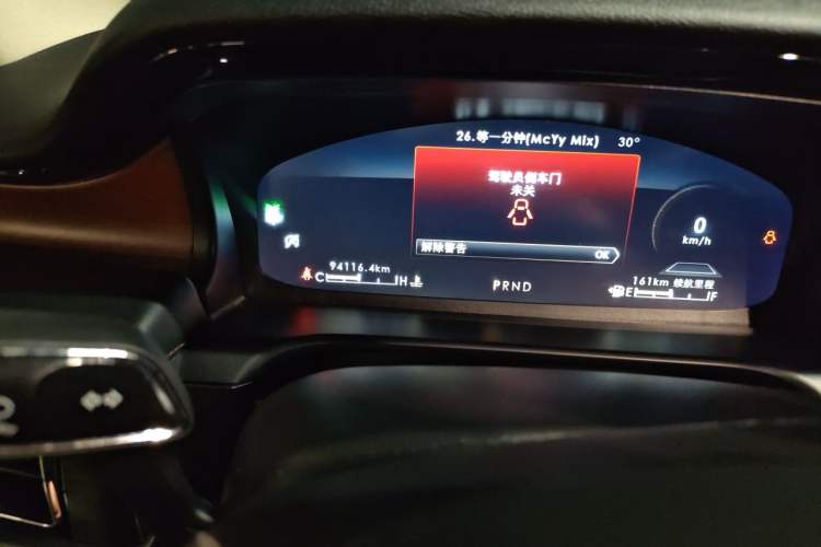 Used Lincoln Aviator 2021 3.0T V6 Four-Wheel Drive Luxury Edition Odometer Close Up
