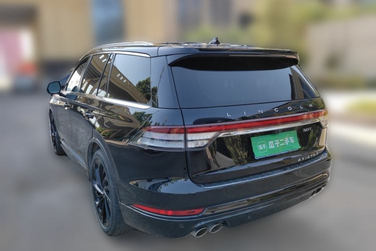 Used Lincoln Aviator 2021 3.0T V6 All-Wheel-Drive MONO Limited Edition Rear Left 45 Deg