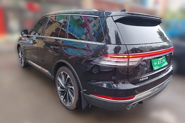 Used Lincoln Aviator 2021 3.0T V6 All-Wheel-Drive Executive Edition Rear Left 45 Deg