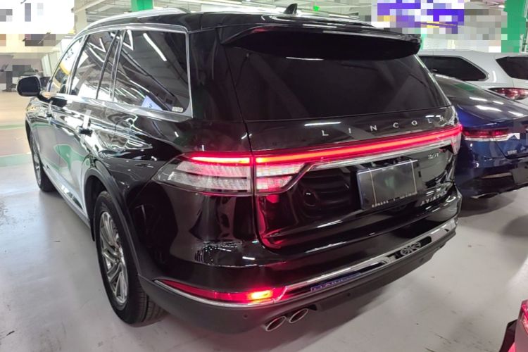 Used Lincoln Aviator 2021 3.0T V6 Four-Wheel Drive Luxury Edition Rear Left 45 Deg