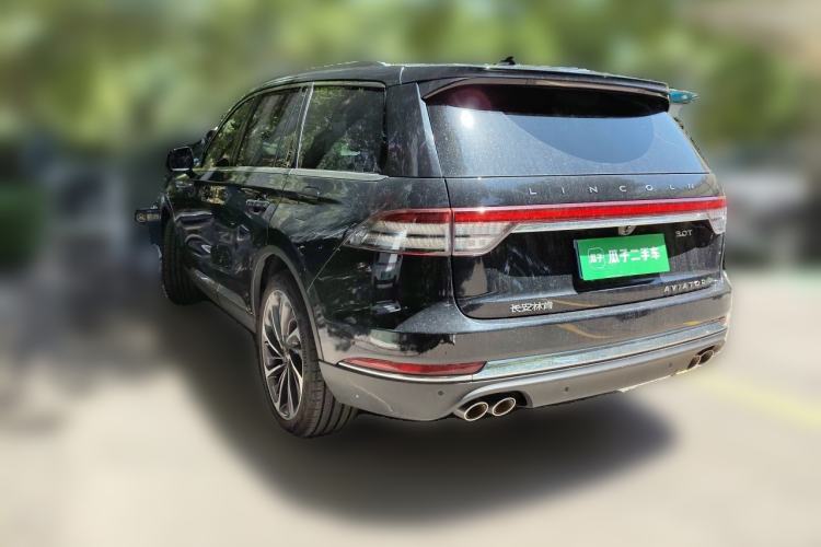 Used Lincoln Aviator 2021 3.0T V6 All-Wheel-Drive Executive Edition Rear Left 45 Deg