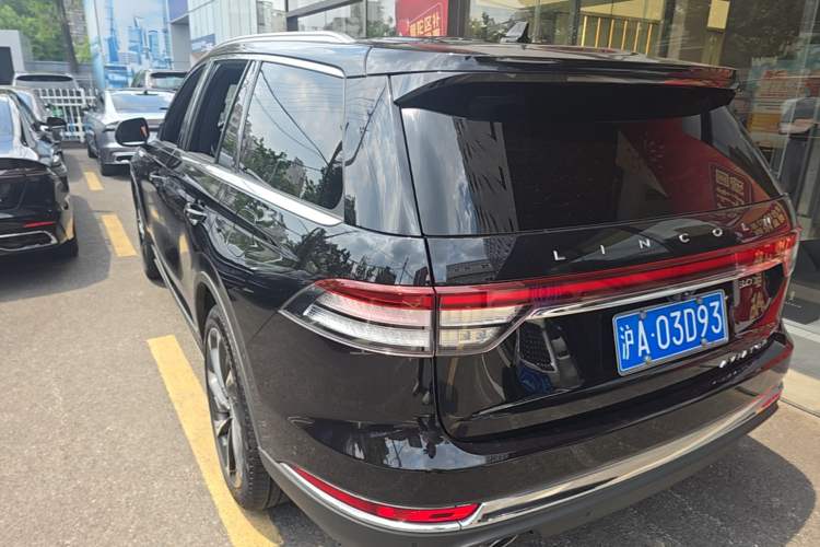 Used Lincoln Aviator 2021 3.0T V6 All-Wheel-Drive Executive Edition Rear Left 45 Deg