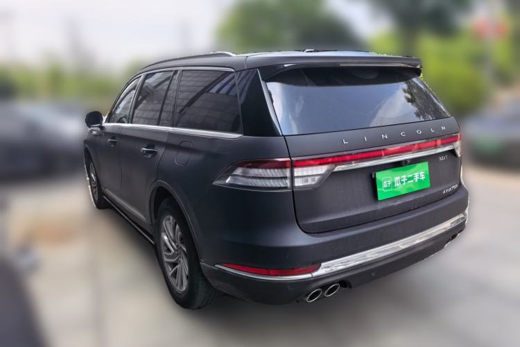 Used Lincoln Aviator 2021 3.0T V6 Four-Wheel Drive Luxury Edition Rear Left 45 Deg