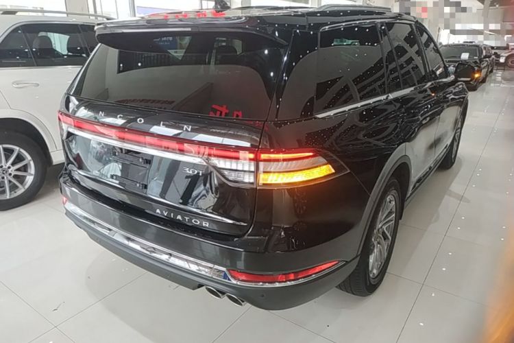 Used Lincoln Aviator 2021 3.0T V6 Four-Wheel Drive Luxury Edition Rear Right 45 Deg