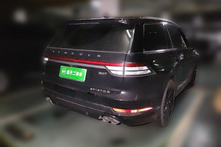 Used Lincoln Aviator 2021 3.0T V6 All-Wheel-Drive MONO Limited Edition Rear Right 45 Deg
