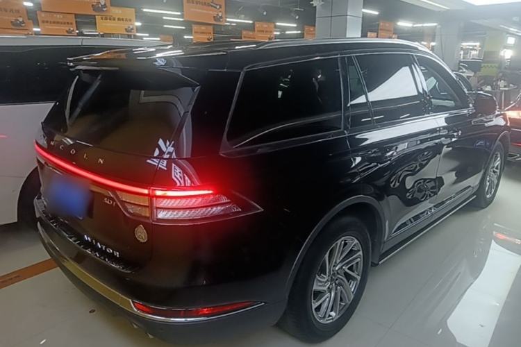 Used Lincoln Aviator 2021 3.0T V6 Four-Wheel Drive Luxury Edition Rear Right 45 Deg