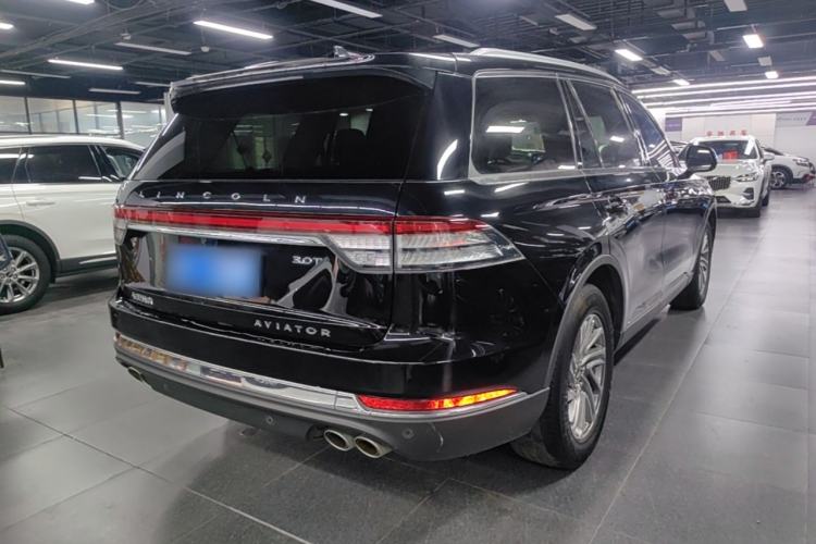 Used Lincoln Aviator 2021 3.0T V6 Four-Wheel Drive Luxury Edition Rear Right 45 Deg