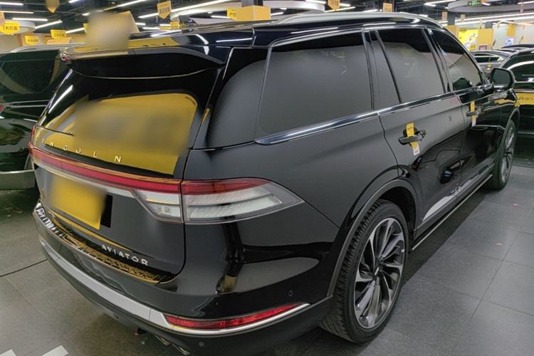 Used Lincoln Aviator 2021 3.0T V6 All-Wheel-Drive Executive Edition Rear Right 45 Deg