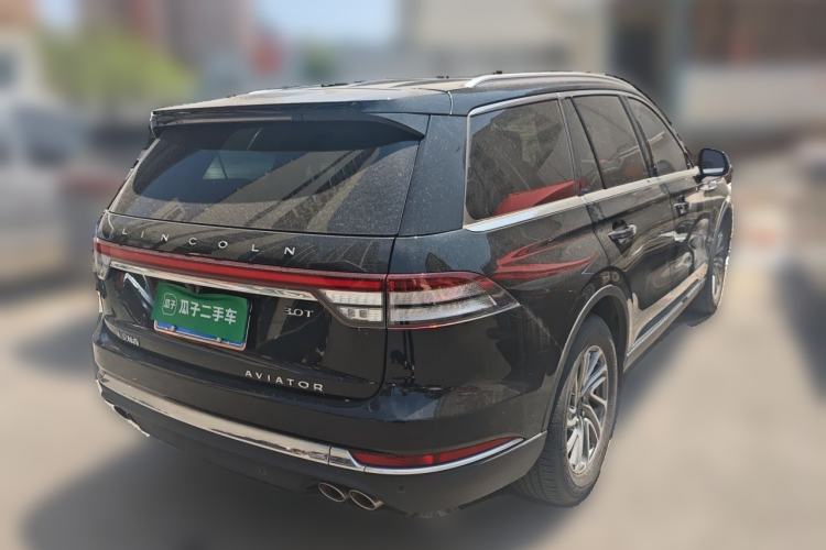 Used Lincoln Aviator 2021 3.0T V6 Four-Wheel Drive Luxury Edition Rear Right 45 Deg