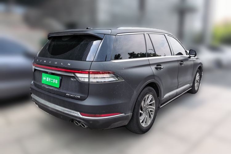Used Lincoln Aviator 2021 3.0T V6 Four-Wheel Drive Luxury Edition Rear Right 45 Deg