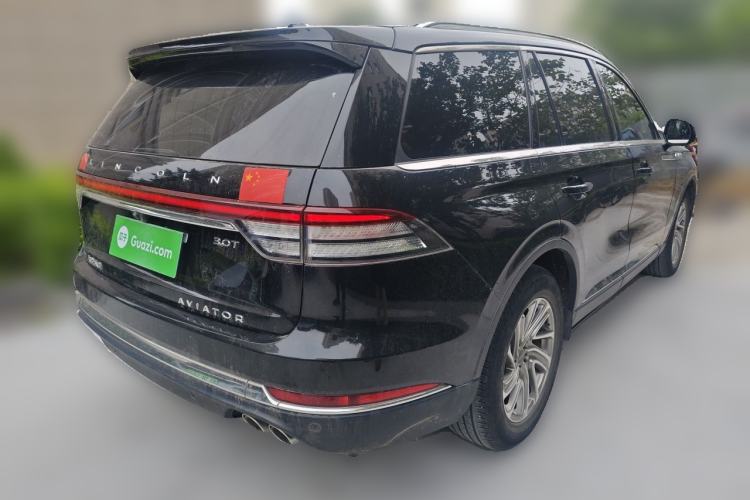 Used Lincoln Aviator 2021 3.0T V6 Four-Wheel Drive Luxury Edition Rear Right 45 Deg