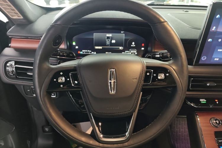 Used Lincoln Aviator 2021 3.0T V6 Four-Wheel Drive Luxury Edition Steering Wheel