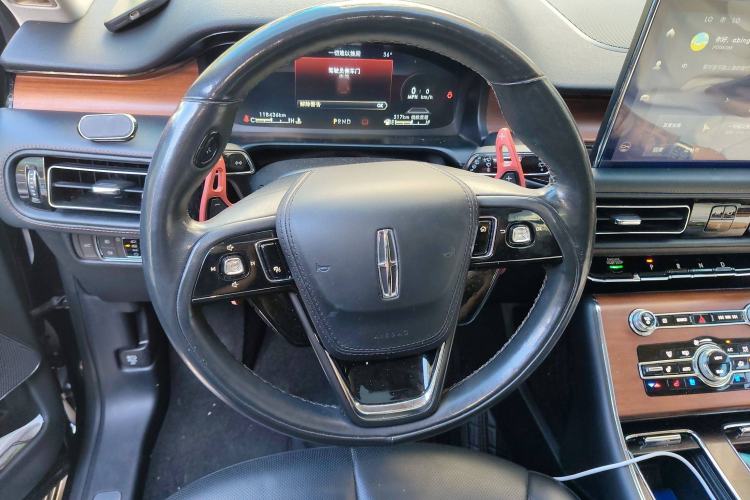 Used Lincoln Aviator 2021 3.0T V6 Four-Wheel Drive Luxury Edition Steering Wheel