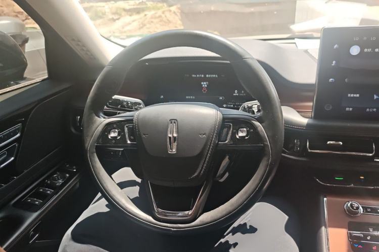 Used Lincoln Aviator 2021 3.0T V6 Four-Wheel Drive Luxury Edition Steering Wheel