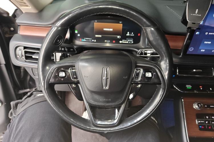 Used Lincoln Aviator 2021 3.0T V6 Four-Wheel Drive Luxury Edition Steering Wheel