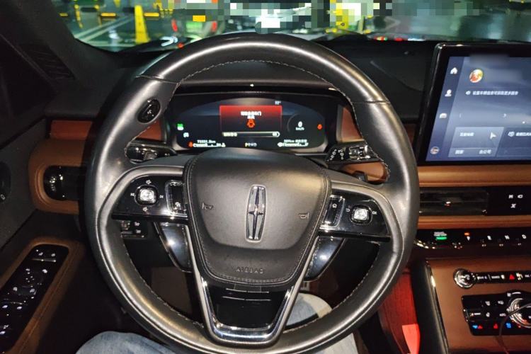 Used Lincoln Aviator 2021 3.0T V6 Four-Wheel Drive Zunya Edition Steering Wheel