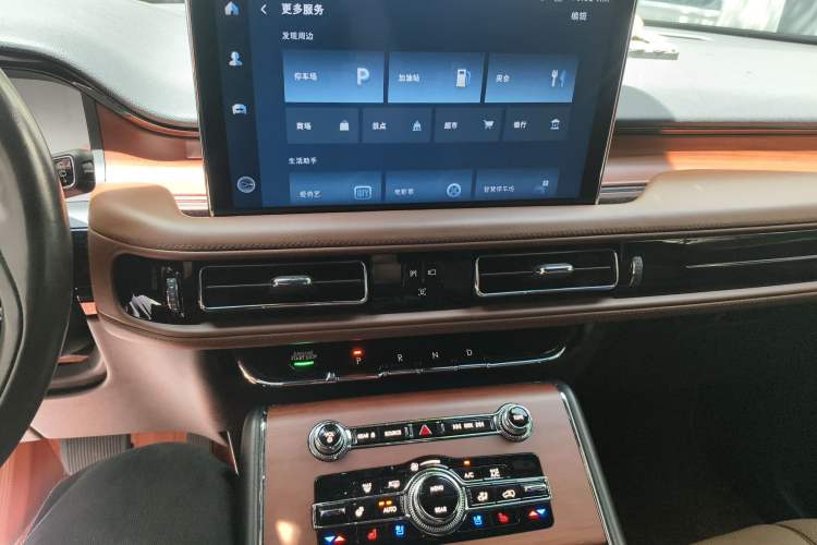 Used Lincoln Aviator 2021 3.0T V6 Four-Wheel Drive Zunya Edition Audio And AC Panel