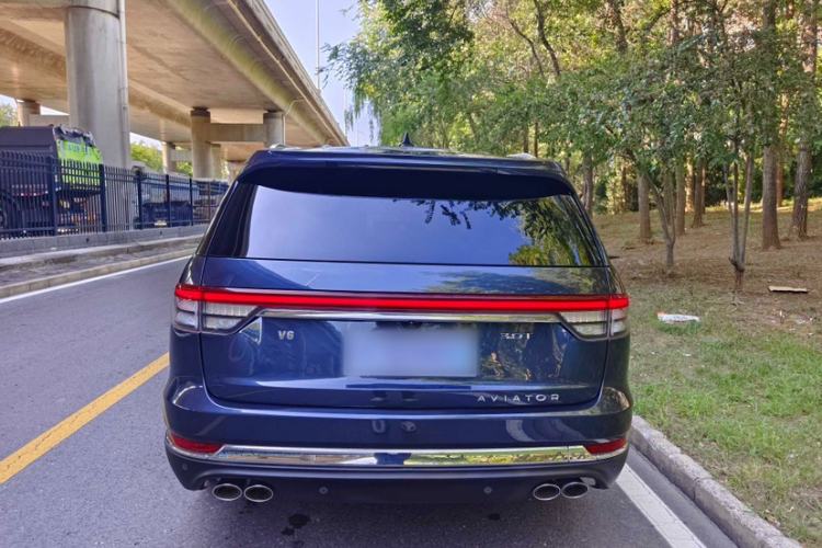 Used Lincoln Aviator 2021 3.0T V6 Four-Wheel Drive Luxury Edition Exterior 2