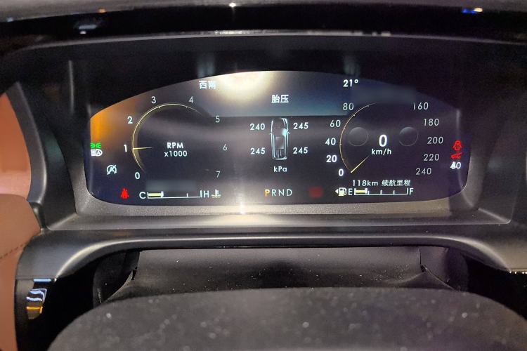 Used Lincoln Aviator 2021 3.0T V6 Four-Wheel Drive Zunya Edition Instrument Cluster