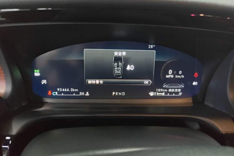 Used Lincoln Aviator 2021 3.0T V6 Four-Wheel Drive Luxury Edition Instrument Cluster