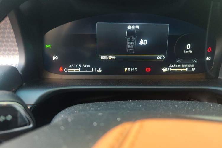 Used Lincoln Aviator 2021 3.0T V6 Four-Wheel Drive Presidential Edition Odometer Close Up