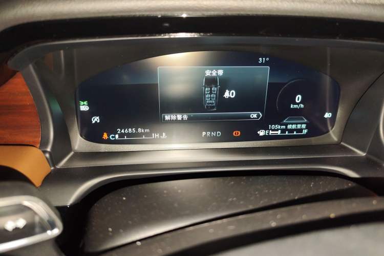 Used Lincoln Aviator 2021 3.0T V6 Four-Wheel Drive Zunya Edition Odometer Close Up