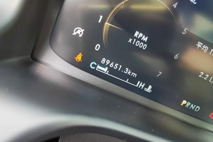Used Lincoln Aviator 2021 3.0T V6 Four-Wheel Drive Zunya Edition Odometer Close Up
