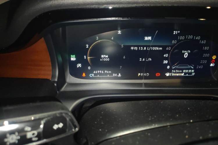 Used Lincoln Aviator 2021 3.0T V6 Four-Wheel Drive Luxury Edition Odometer Close Up